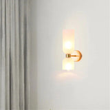 Doppelkopf Glas Wandleuchte LED Sconce