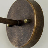 Alessio Rustikale Schale in Form von antikem Messing IP65 Wasserdichte Wandleuchte für draußen