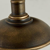 Alessio Rustikale Schale in Form von antikem Messing IP65 Wasserdichte Wandleuchte für draußen