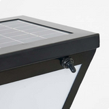 Orr Modern Design LED Außenlampe Metall Acryl Schwarz Außen