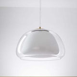 Moderne Milk Glass Jelly Pendelleuchte