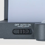 Moderne rechteckige Acryl Sensor Solarbetriebene IP65 Wasserdichte Außenwandleuchte