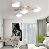 Nordische verzweigte Scheiben LED Deckenleuchte