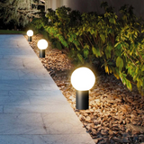 Pena Modern Design LED Außenlampe Metall Schwarz Garten Außen