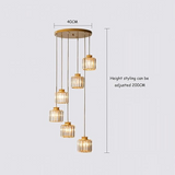 Kristall Vintage Treppe Kronleuchter