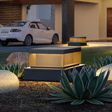 Schwarzes Feld für Außenleuchten