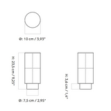 Japanische Seiden-Tischlampe