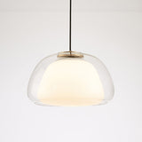 Moderne Milk Glass Jelly Pendelleuchte