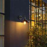 Alessio Rustikale Schale in Form von antikem Messing IP65 Wasserdichte Wandleuchte für draußen