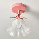 Französisch Tiffany Einfache Mini-Blume Deckenleuchte