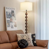 Japandi Stehlampe aus Holz