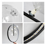 Skandinavische Bubble Glas Pendelleuchten Mit Ring