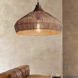 Wicker Rattan Pendelleuchte