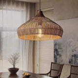 Wicker Rattan Pendelleuchte