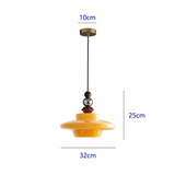 Mittelalterlicher Stil Glas Beige Esszimmer Pendelleuchte