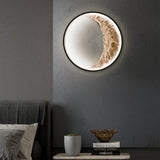 3d Mond Wandlampe