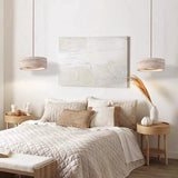 LED-Pendelleuchte aus Stein