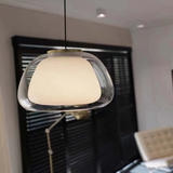 Moderne Milk Glass Jelly Pendelleuchte