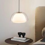 Moderne Milk Glass Jelly Pendelleuchte