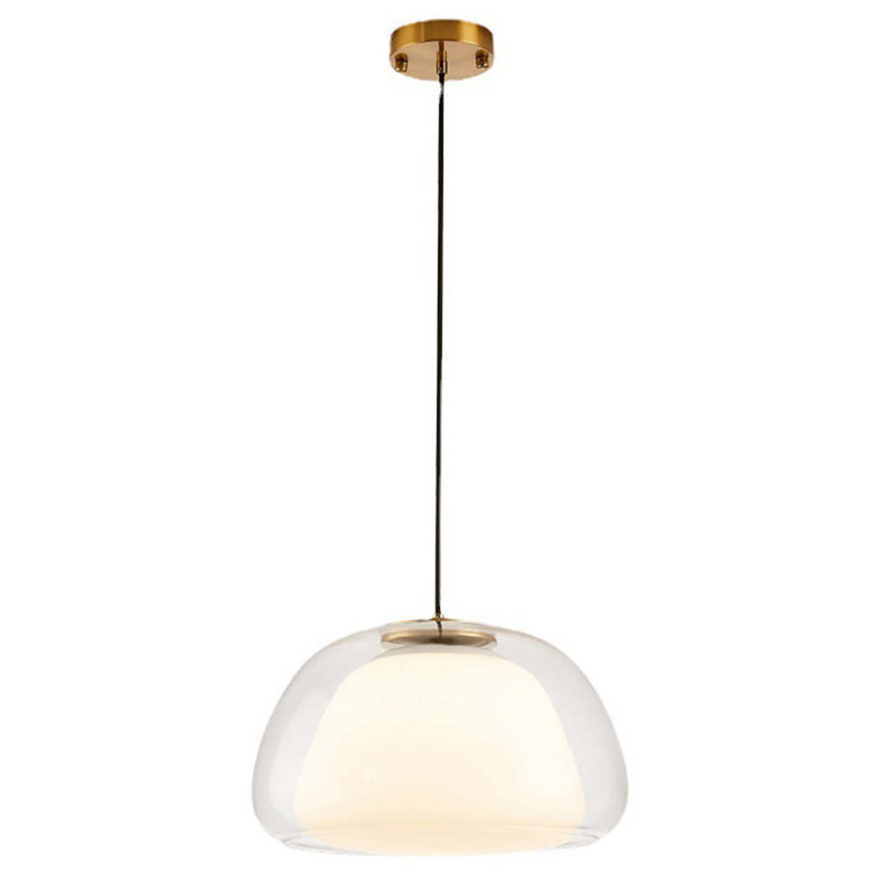 Moderne Milk Glass Jelly Pendelleuchte