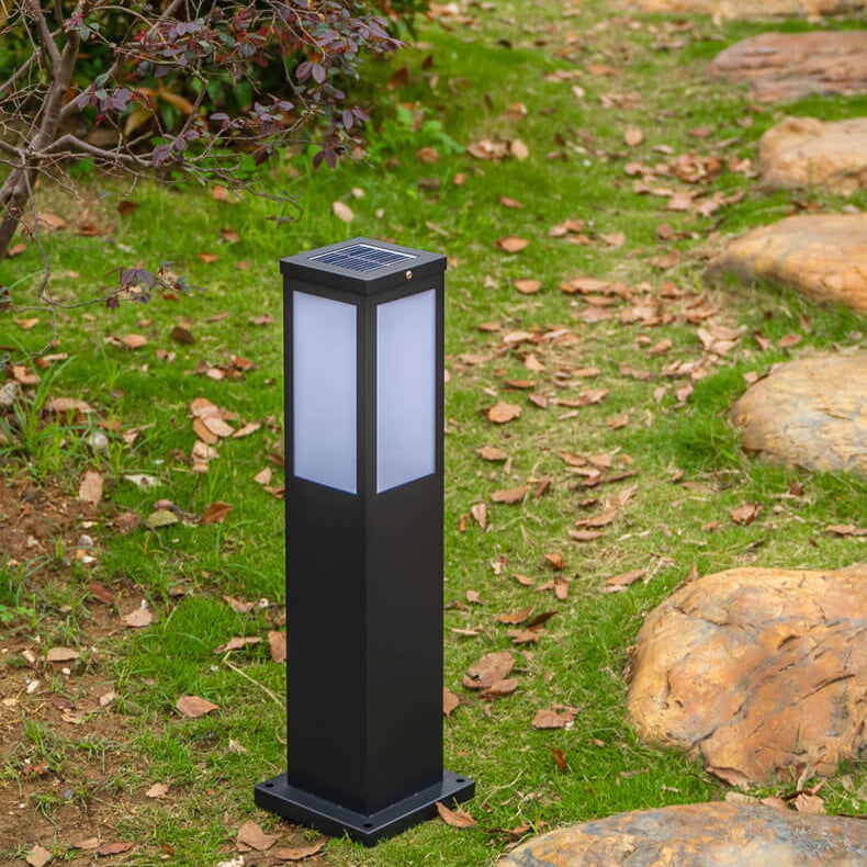 Moderne Solarlaterne für draußen