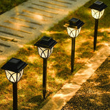 Solarbetriebene Gartenlampe