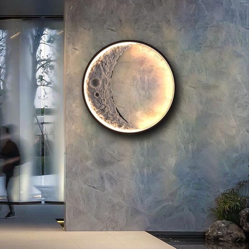 Elif Moderne Mondform LED IP65 Wasserdichtes Außenlicht
