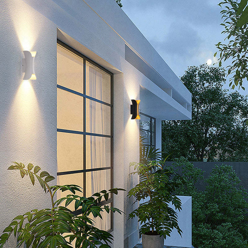 Wasserdichte LED-Aluminium-Wandleuchte für den Außenbereich