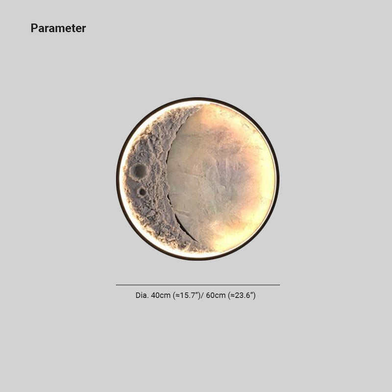 Elif Moderne Mondform LED IP65 Wasserdichtes Außenlicht