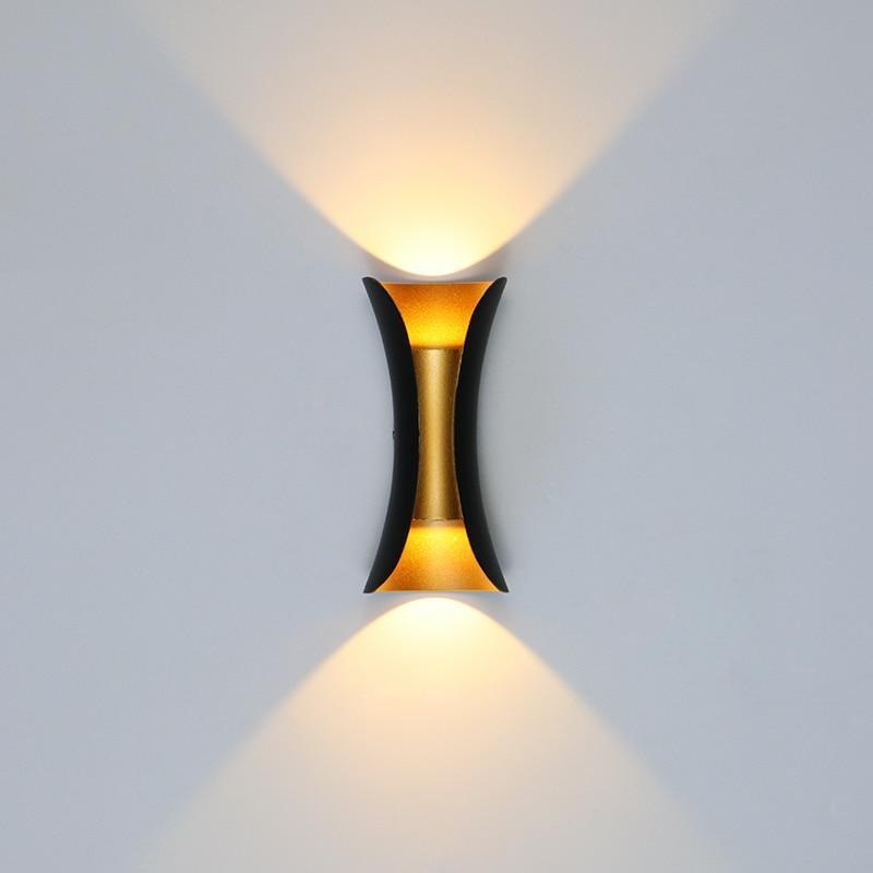 Wasserdichte LED-Aluminium-Wandleuchte für den Außenbereich