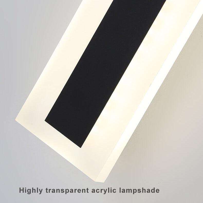 Acryl-Wandleuchte für draußen