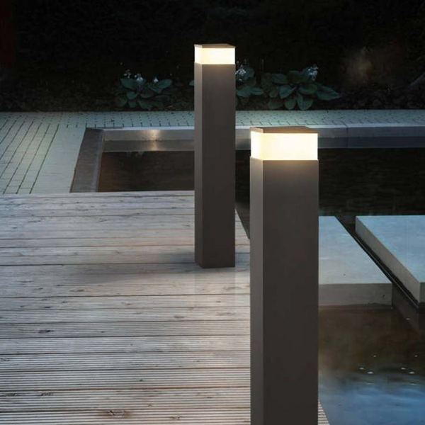 Orr Industrie Design LED Außenlampe Rechteckig Metall Außen