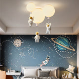 Fateh Modern Moon/Astronauts LED-Deckenleuchte