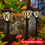 Solarbetriebene Gartenlampe