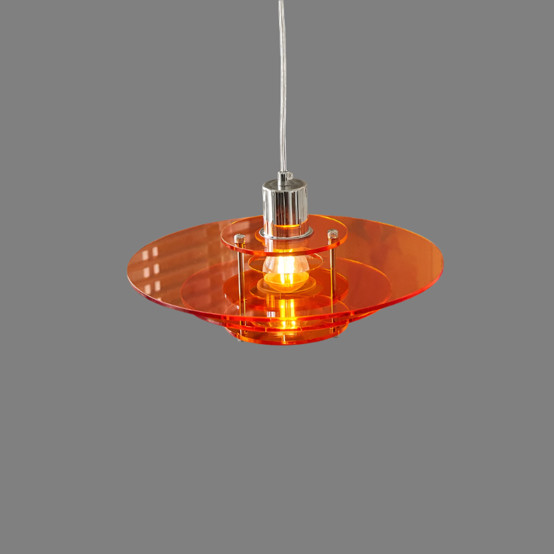 Moderne UFO Form Kronleuchter Vintage Pendelleuchte