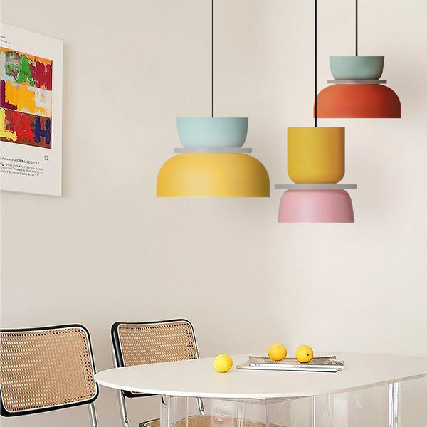 Dulcy Color Block Skandinavische Pendelleuchte