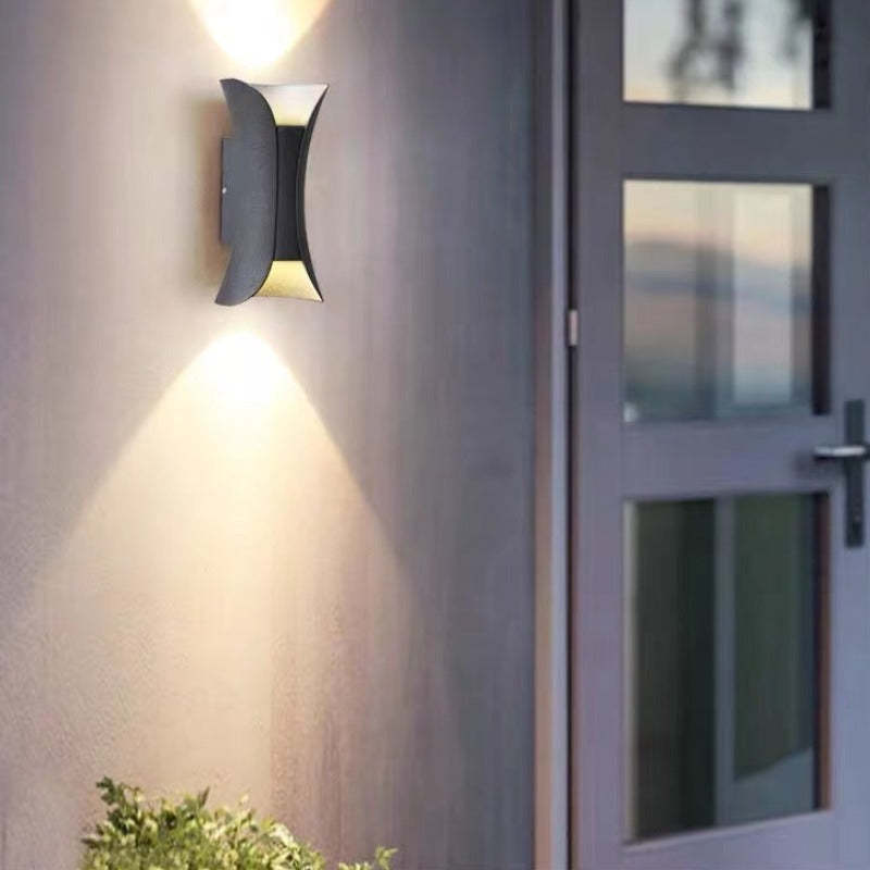 Wasserdichte LED-Aluminium-Wandleuchte für den Außenbereich