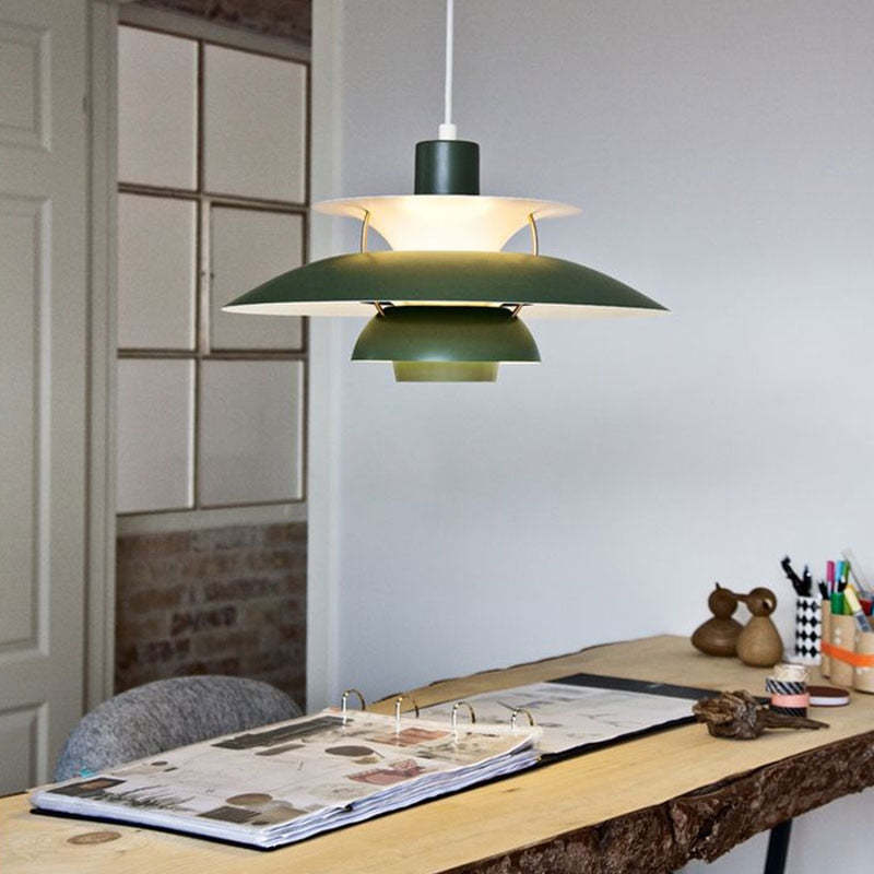 Morandi Moderne LED-Hängelampe mit Schirm