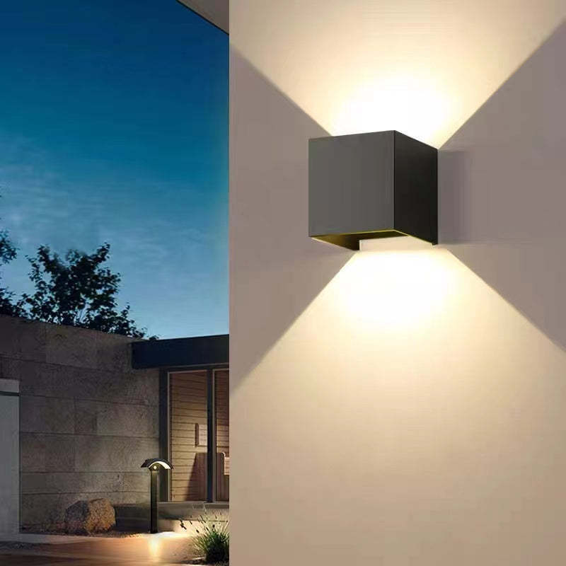 Moderne Aluminium Wasserdichte LED Wandleuchte für den Innenbereich
