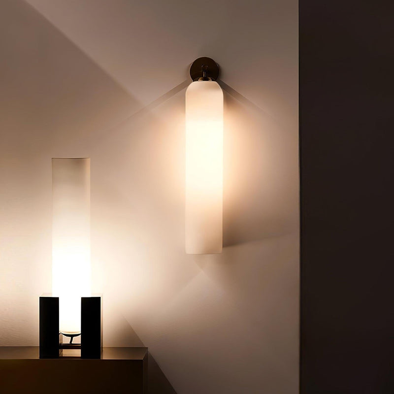 Kunstglas-Wandleuchter