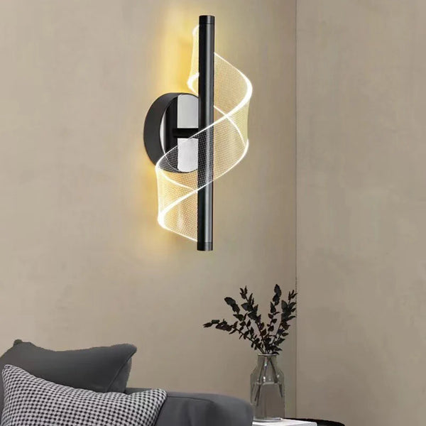 Glasspilar™ - Luxuriöse Wandleuchte mit Glaskandelaber