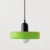 Bauhaus Pendelleuchte Aus Farbigem Glas