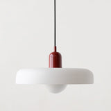 Bauhaus Pendelleuchte Aus Farbigem Glas