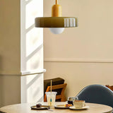 Bauhaus Pendelleuchte Aus Farbigem Glas