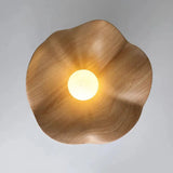 Nordic Wooden Lotus Resin Deckenleuchte