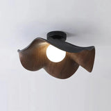 Nordic Wooden Lotus Resin Deckenleuchte