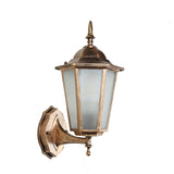 Retro Glas Outdoor Garten Wandleuchte