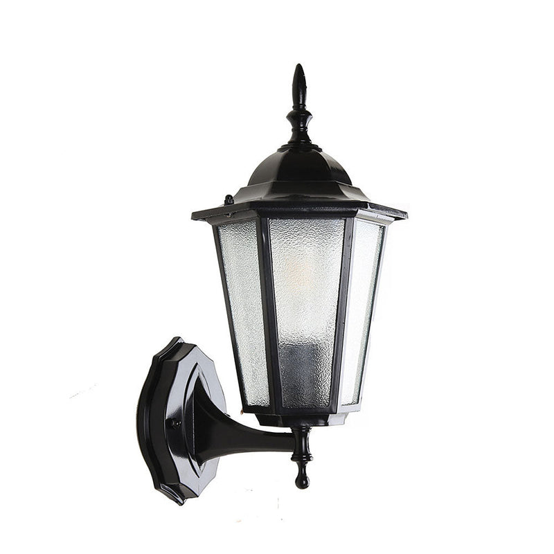 Retro Glas Outdoor Garten Wandleuchte