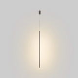 Minimalistische lange LED-Pendelleuchte aus Aluminium