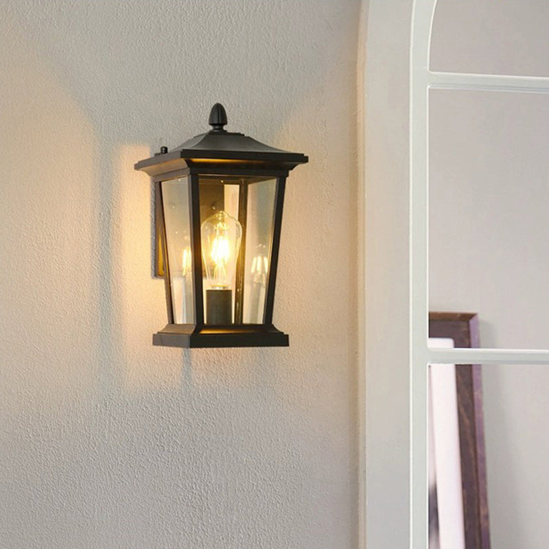 Bauernhaus Wasserdicht Glasschirm Außenwandleuchte
